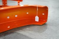 BUMPERS: A pair of front & rear Porsche 911 G series (1974-85) aluminium bumpers, signal orange paintwork - 8