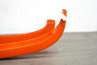 BUMPERS: A pair of front & rear Porsche 911 G series (1974-85) aluminium bumpers, signal orange paintwork - 12
