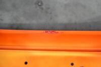 BUMPERS: A pair of front & rear Porsche 911 G series (1974-85) aluminium bumpers, signal orange paintwork - 13