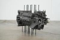 ENGINE BLOCK: A c1974 Porsche 911 engine block [P/N 901.101.102.7R], in need of repair (Extra information Added)