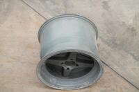 RACING WHEEL: A magnesium racing wheel, 30cm high, 41.5cm diameter - 3