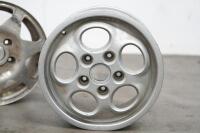 PORSCHE WHEELS: A &nbsp;prototype design Porsche wheel circa late 1980s and also a damaged Porsche 928 wheel - 2