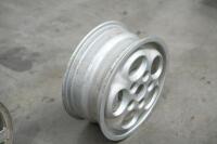 PORSCHE WHEELS: A &nbsp;prototype design Porsche wheel circa late 1980s and also a damaged Porsche 928 wheel - 9