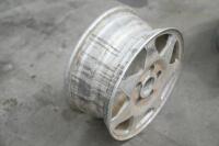 PORSCHE WHEELS: A &nbsp;prototype design Porsche wheel circa late 1980s and also a damaged Porsche 928 wheel - 11