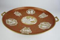 SPODE: A impressive and large Spode Copelands China twin-handled tazza - 3