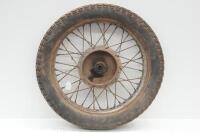 ARIEL: A post-war Ariel 19 inch front wheel