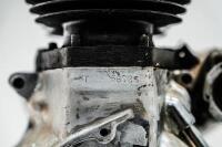 TRIUMPH: A Triumph 650cc pre unit crank case with cylinder barrel, stamped '6T 56725' - 5