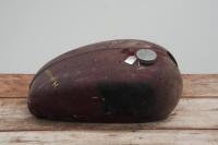 TRIUMPH: A Triumph pre unit 'Duplex' fuel tank - 2