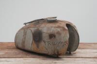 TRIUMPH: A Triumph unit 650 fuel tank - 3