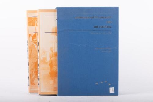 AUSTRALIAN AVIATION: A rare 'Australian-Built Aircraft & The Industry - Volume One: 1884-1939' by Keith Raymond Meggs, two hardcover book set in slipcase