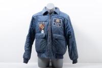 PETER JACKSON RACING: A circa 1980s Peter Jackson Racing Team jacket, made by Mr. Jackets, size large