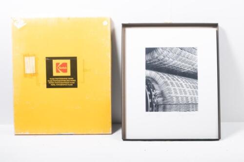 BRYANT & MAY: A large sealed unframed black & white photograph taken by well known Australian architectural & industrial photographer Wolfgang Sievers depicting match production at the Bryant & May factory 1939, signed in pencil by the photographer