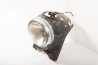 TRIUMPH: A post-war Triumph 'Nacelle' headlight surround and seven inch Lucas lens headlight - 3