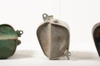 BSA: Three BSA post-war pre unit oil tanks - 6
