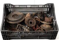 CLUTCH PARTS: A group of assorted clutch parts