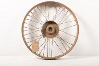 REAR WHEEL: A vintage / veteran beaded edge rear wheel - 2