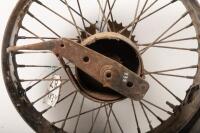 REAR WHEEL: A rear wheel with contracting band rear brake - 2