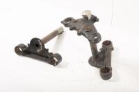 TRIUMPH: Two Triumph pre unit triple clamps - 3