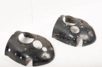 TRIUMPH: Two Triumph pre unit seven inch 'Nacelle' pieces - 4