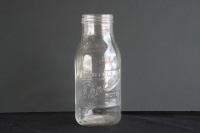 CASTROL: An original embossed Castrol Wakefield one imperial quart glass oil bottle&nbsp;
