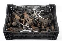 FOOT PEGS: A group of assorted foot pegs