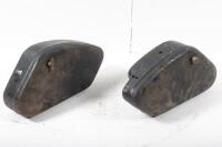 AJS / MATCHLESS: Two AJS / Matchless swingarm&nbsp;model tool boxes