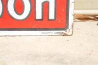 TEXACO: An original c1930s Texaco 'Clean Clear Motor Oil' enamel sign by Malley's Sydney, 90cm high, 60cm wide - 3
