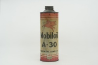 MOBIL: A Mobiloil&nbsp;Vacuum Oil Company Australia&nbsp;'A-30' one imperial quart tin