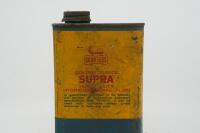 GOLDEN FLEECE: A Golden Fleece 'Supra Heavy Duty' hydraulic&nbsp;brake fluid one imperial pint tin - 7