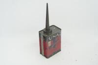 UNA: A UNA one and one quarter&nbsp;pint 'spring oilcan', Australian, c1950s - 2