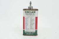 SINCLAIR: A Sinclair four fluid ounce lead top 'Household Oil' oiler - 2