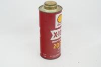 SHELL: A Shell 'X-100 20/30' Motor Oil one quart tin - 4