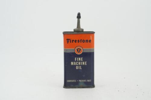 FIRESTONE: A Firestone 'Fine Machine Oil' four fluid ounce lead top oiler