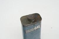 PLUS-GAS: A one half imperial pint Plus Gas 'Formula A' lubricant tin&nbsp; - 6