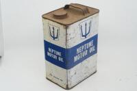 NEPTUNE: A Neptune 'Super Lube' one gallon motor oil tin - 5