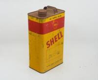 SHELL: A Shell one imperial gallon tin stamped 'Mould Oil' - 2