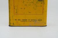SHELL: A Shell one imperial gallon tin stamped 'Mould Oil' - 6