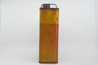 SHELL: A one imperial gallon Shell 'Single' S.A.E. 30 motor oil tin&nbsp; - 6