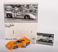 McLAREN: A GMP 1:18 scale&nbsp;McLaren M8A model,&nbsp;as raced by Denny Hulme, orange, racing number #5