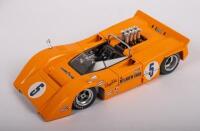 McLAREN: A GMP 1:18 scale&nbsp;McLaren M8A model,&nbsp;as raced by Denny Hulme, orange, racing number #5 - 4