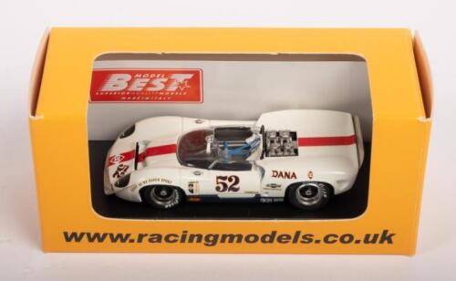 LOLA T70: A 1:43 scale Best model including a 1967 Lola T70 #52 Peter Revson