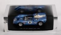 LOLA T70: A Spark 1:43&nbsp;scale Lola T70 model, the number&nbsp;#21 Mario Andretti driven race car from Elkhart Lake 1968