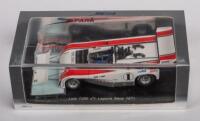 LOLA T260: A 1:43 Spark scale&nbsp;Lola T260 model, the number #1 Jackie Stewart race car from Laguna Seca 1971