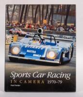 SPORTS CAR RACING: 'Sports Car Racing - In Camera 1970-1979' by Paul Parker, hardcover book, published 2008