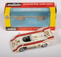 PORSCHE: A&nbsp;1:43&nbsp;scale Solido&nbsp;model&nbsp;including a Porsche 917/10 TC Can-Am George Follmer