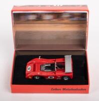 MCLAREN M8B: A GMP&nbsp;1:43&nbsp;scale&nbsp;McLaren M8B low wing model, driven by Lothar Motschenbacher during 1970