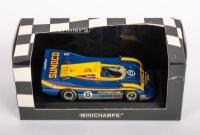 PORSCHE 917/30: A Minichamps 1:43&nbsp;scale&nbsp;Porsche 917/30 model, the number #6&nbsp;Mark Donohue driven Sunoco sponsored race car from 1973