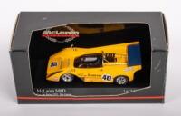MCLAREN M8D: A Minichamps 1:43&nbsp;scale&nbsp;McLaren M8D model, the number #48&nbsp;Can Am series&nbsp; race car as driven by Dan Gurney during 1970