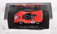 McLAREN&nbsp;M6B: A Spark 1:43&nbsp;scale&nbsp;McLaren M6B model, the number #11 L Motschenbacher driven race car from Riverside&nbsp;1968