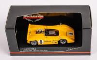 MCLAREN M8A: A Minichamps 1:43&nbsp;scale&nbsp;McLaren M8A Can Am model, as raced by&nbsp;Denny Hulme during 1968